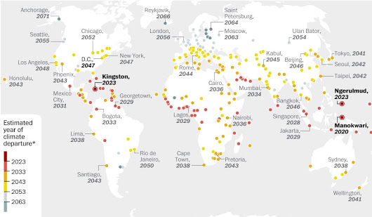 Hot spots: Global temperature rise