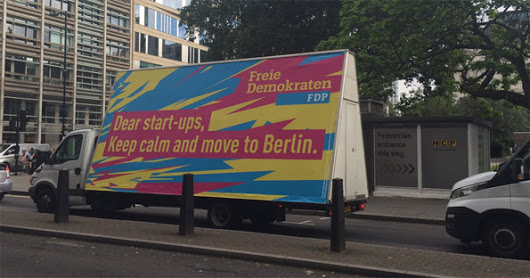 A German political party is now trolling Britons with this ad around London