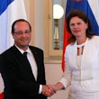 PM Bratušek to Meet French President